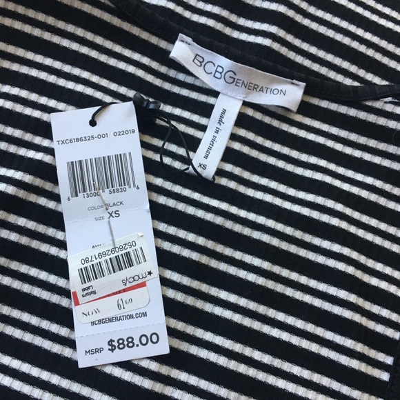 BCBG Striped Maxi-Dress - Picture 3 of 3